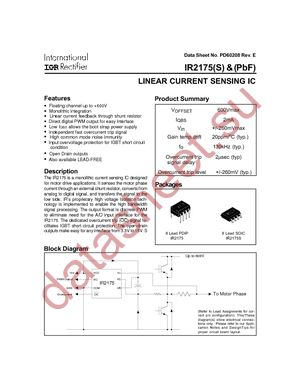 IR2175SPBF datasheet  